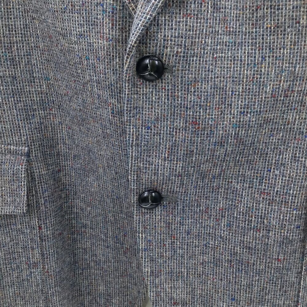 VTG Men's Pendleton Blazer 44 Wool Sport Coat Suede Elbow Patches Made in USA - Picture 7 of 14